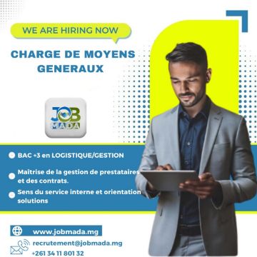 Cliquez pour éditer l'image CHARGE DE MOYENS GENERAUX