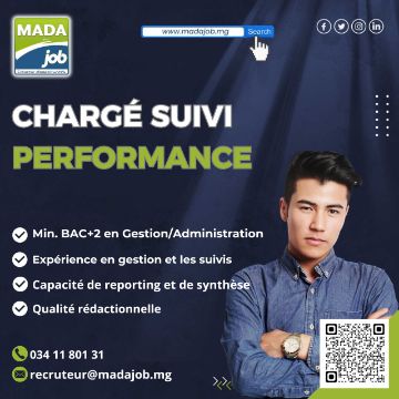 CHARGÉ SUIVI PERFORMANCE