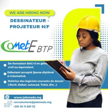 Cliquez pour éditer l'image DESSINATEUR - PROJETEUR H/F