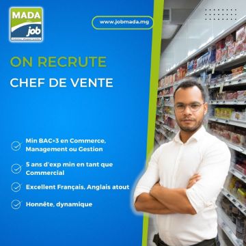 CHEF DE VENTE