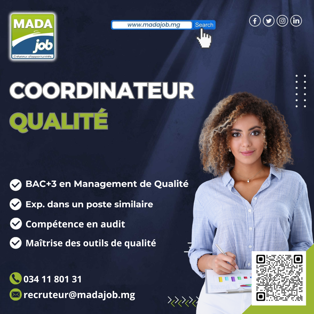 COORDINATEUR QUALITÉ