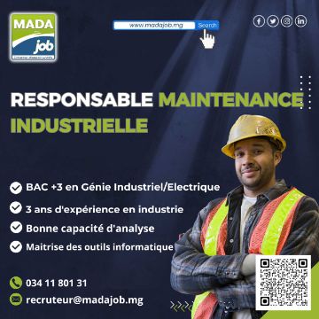 RESPONSABLE MAINTENANCE INDUSTRIEL