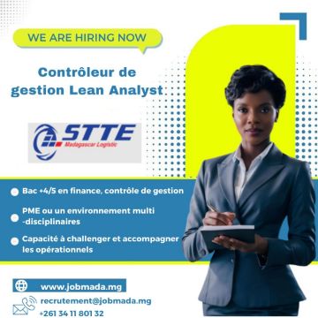 Cliquez pour éditer l'image Contrôleur de gestion Lean Analyst