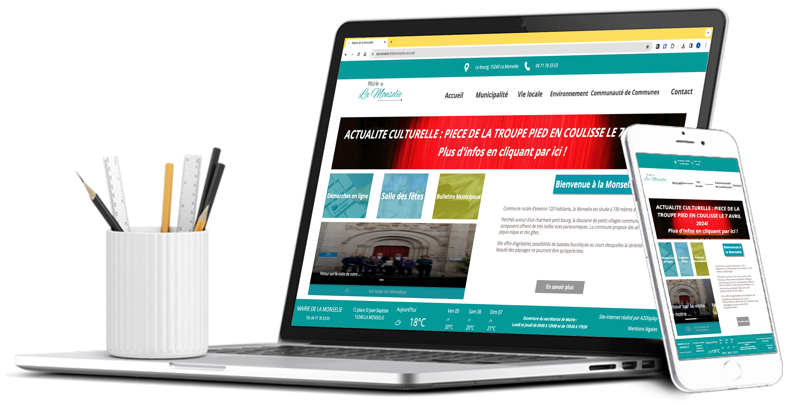 site internet et application mobile communaux