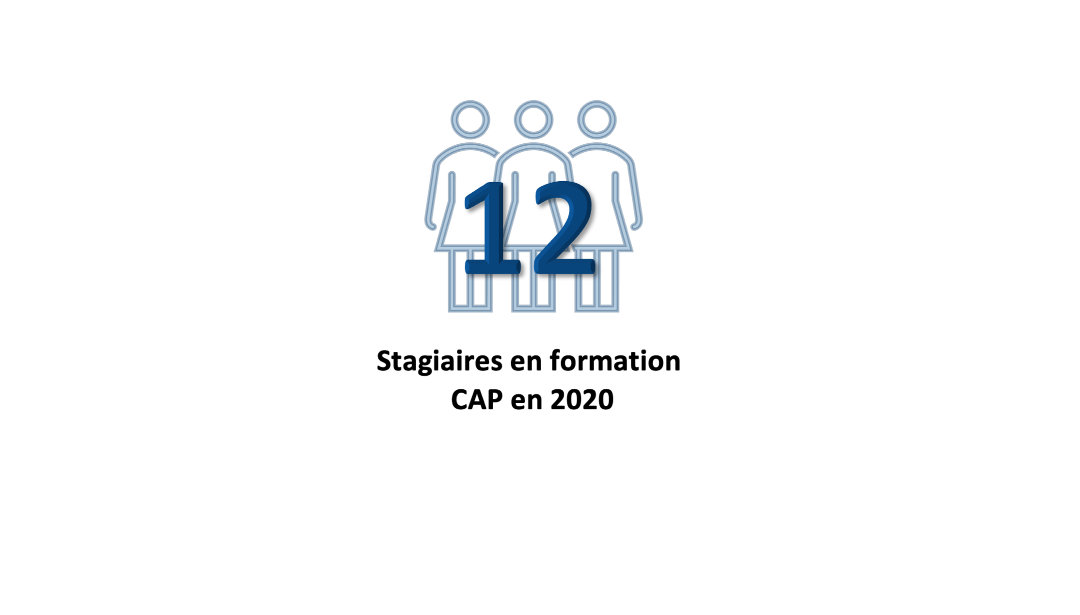 Nombre de stagiaires en formation CAP