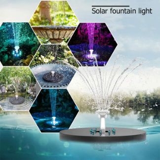 3.5W solar fountain with 6 colors for its water with LED lights for bath, birds, fish, garden, swimming pool, pond and herbs will help the fountain battery work its maximum flow is 200 liters/h, solar fountain With a 6-color pump, buy a 6-color solar fountain, solar fountain with 6 best-buy colors pump, price of solar fountain with 6-color pump, purchase of solar fountain with 6-color pump at best and cheapest price, cost The solar fountain was valued by a 6-color pump, experimenting and testing the solar fountain with a 6-color pump, reviewing the solar fountain with a 6-color pump, reviewing the solar fountain with a 6-color pump, buying the solar fountain. 6-color online pump, 6-color solar fountain from the best online store, solar fountain with 6-color global version pump, solar fountain with 6 new and original color pump, electronic shopping