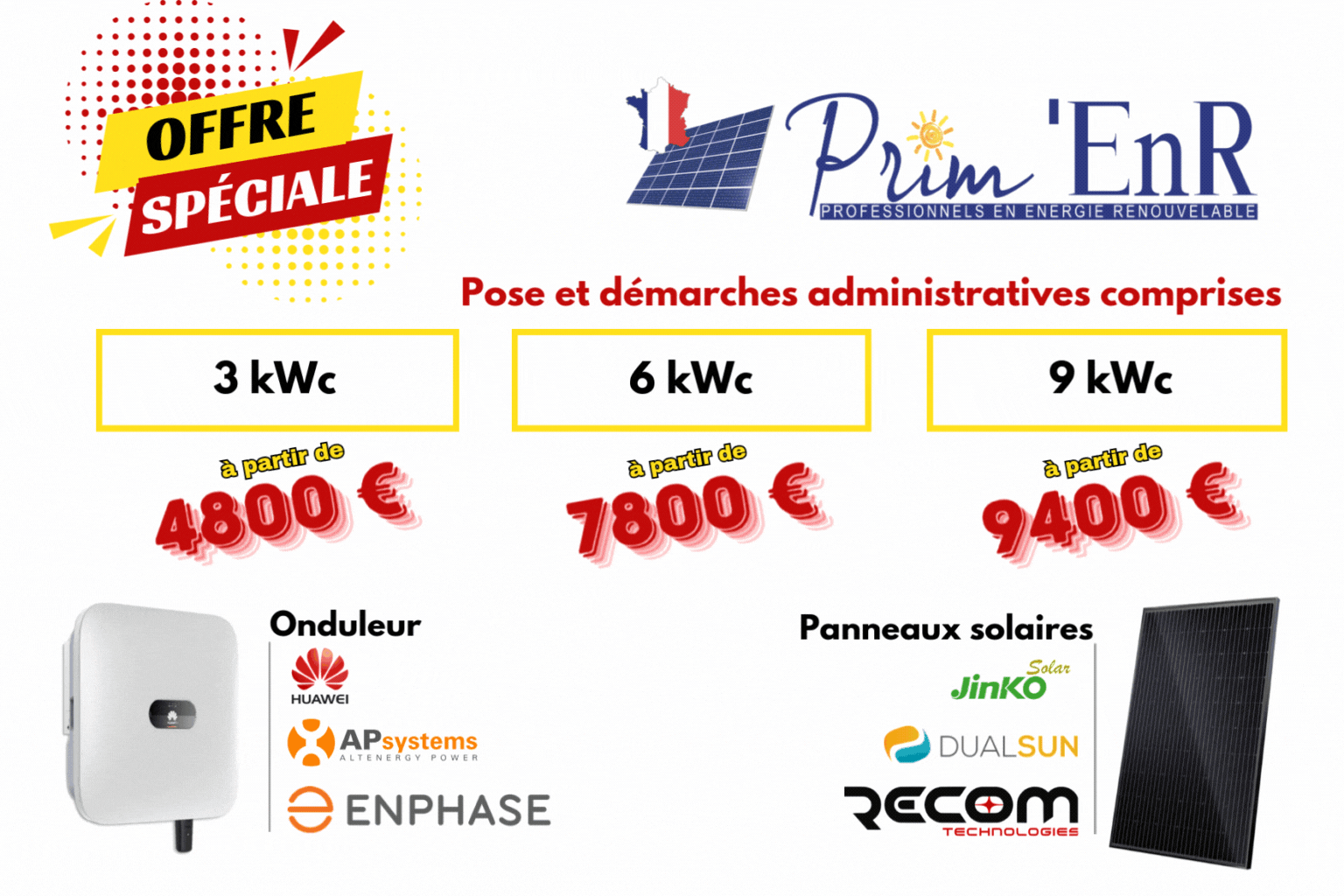 Offre Installations Panneaux