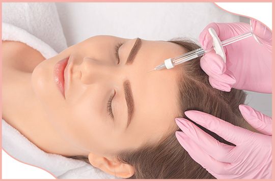 Botox sur le Front