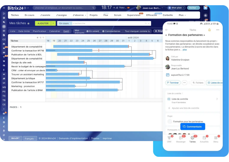 Gestion de vos tâches