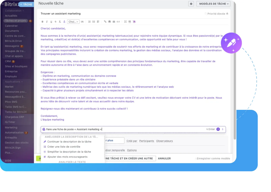 Projets plus simples grâce à l'IA