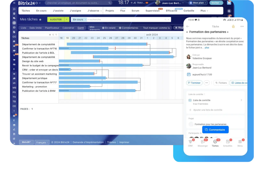 Gestion de vos tâches