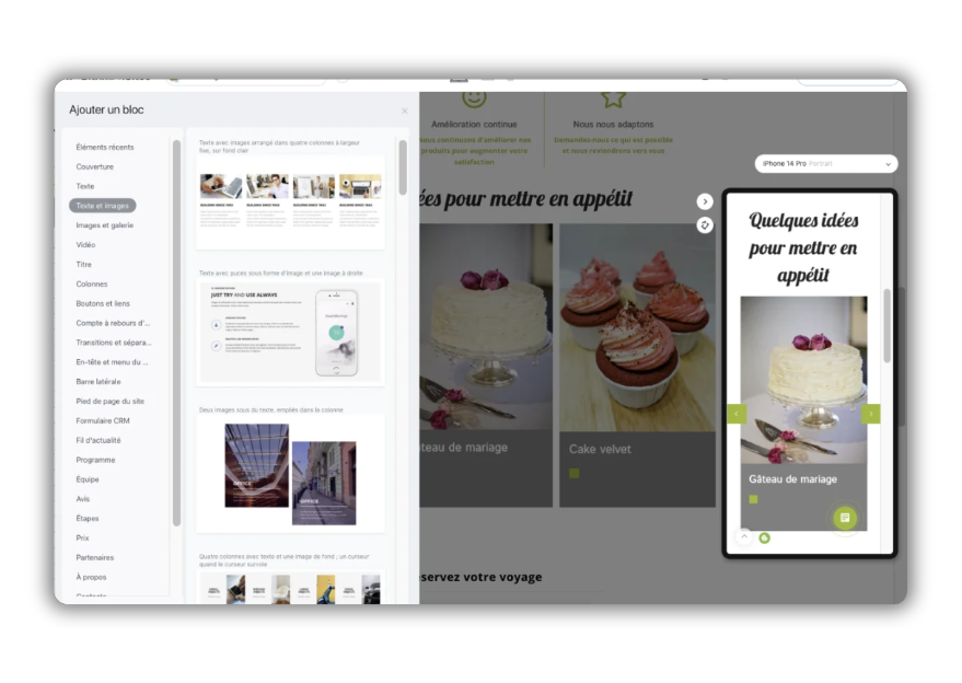 Sites web et tunnels de vente