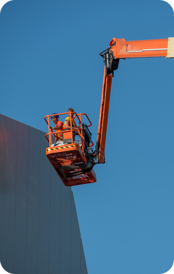 Nacelle intervention en hauteur 