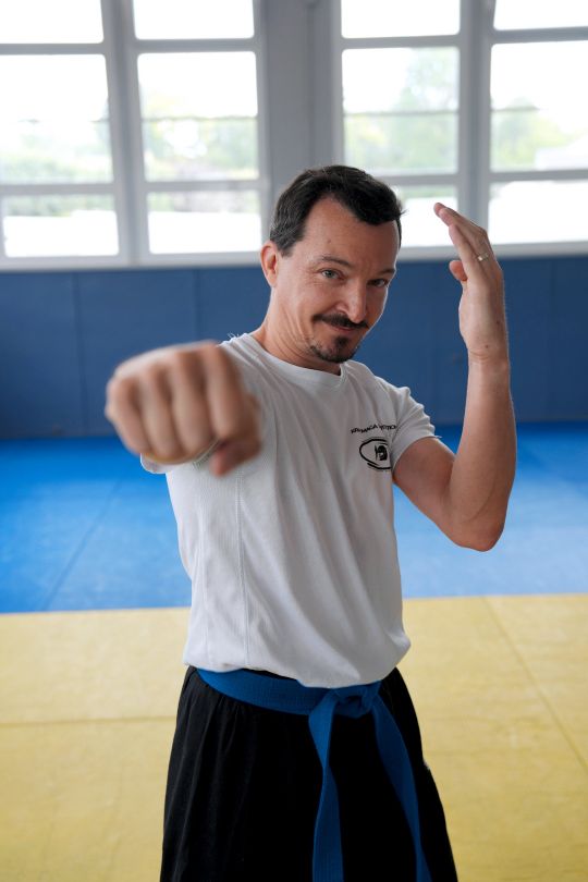 Fabien POUGET ceinture bleu