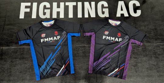 Passage de grade fmmaf MMA grade bleu et violet Fighting AC